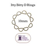 Itty Bitty D-Rings - Set of 10