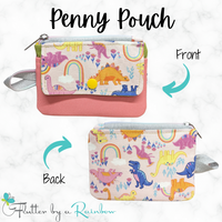 Penny Pouch - Rainbow Dinos