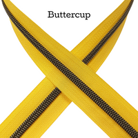 Buttercup Zipper Tape