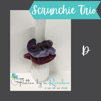 Scrunchie Trios - scroll for options