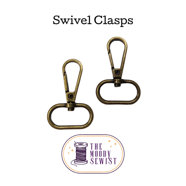 Rounded Swivel Clasps pack of 2