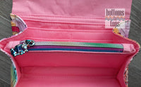 Moody Stripes Zipper Tape with Rainbow Coils